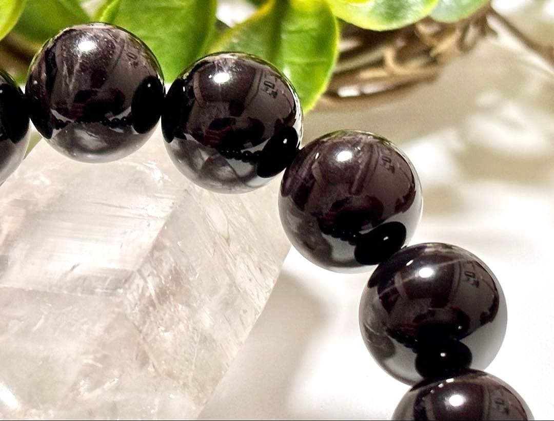 究極品質　幸福を招く聖なる石　幻のライジングブラックナチュラルタイガーアイ