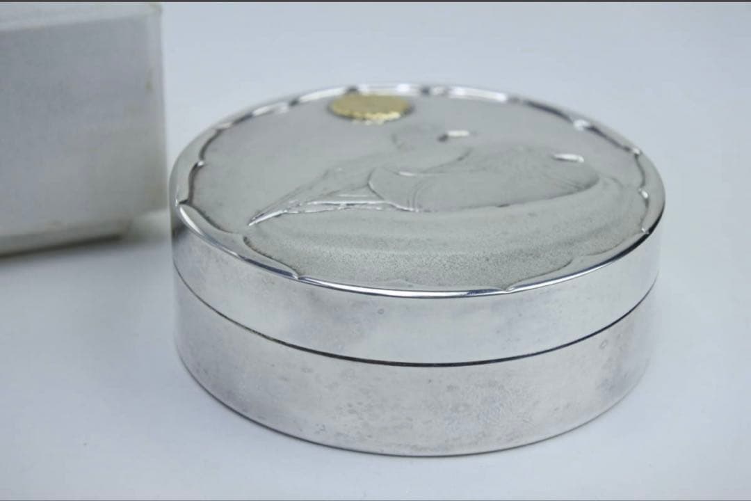 皇室ボンボニエール 天皇陛下 （徳仁皇太子殿下) ご成婚恩賜　純銀ボンボニエール