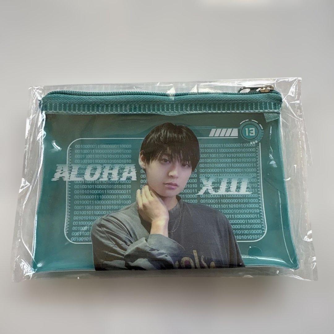 超特急 REAL? ペンライト ターコイズ アロハ クリアポーチ