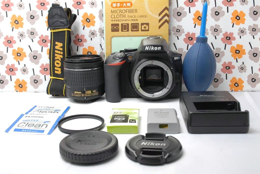 ❤Nikon D5600❤高画質一眼レフカメラ❤ショット数1831回！❤