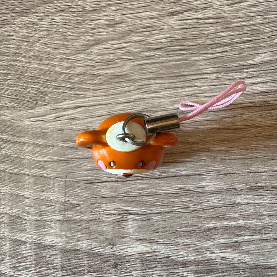 【レア】ハローキティ　たまくまちゃん マッキンコラボ 携帯ストラップ　ピンク