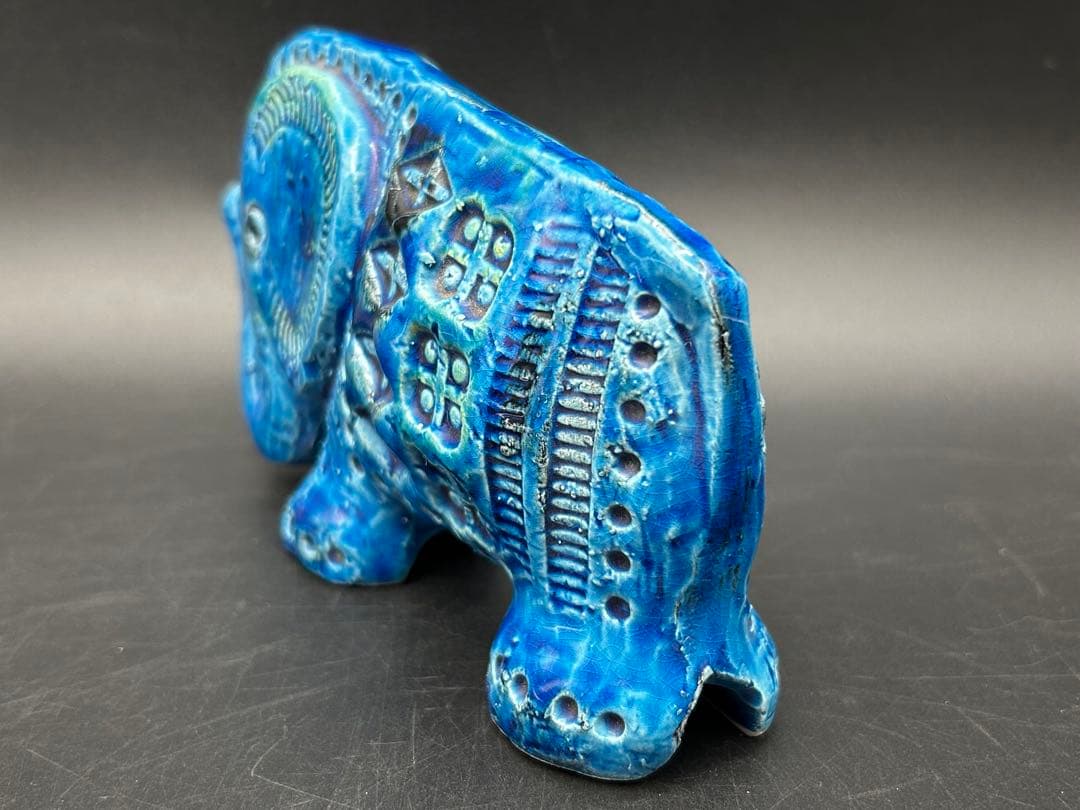 【希少】Bitossi ビトッシ ゾウ 象 置物　イタリア