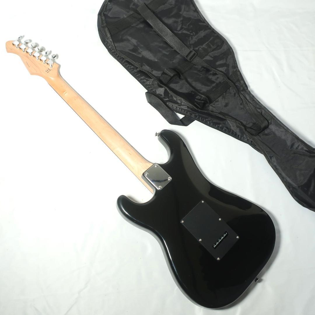 美品 Legend ストラトタイプ エレキギター BK ケース付