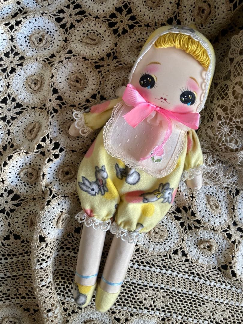 つきもとつきこの文化人形 ヘロヘロ人形 アンティーク着物 大正ロマン 昭和レトロ