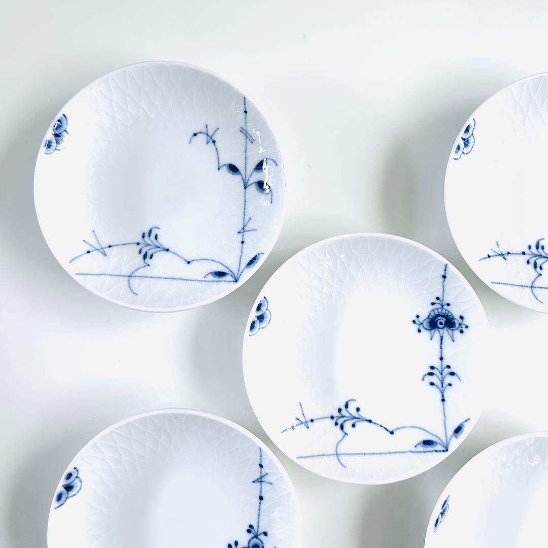 新品 ロイヤルコペンハーゲン ブルーパルメッテ 5柄 ５枚 プレート10cm