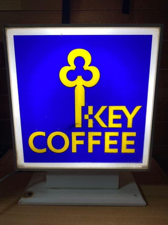 パ*ム様 KEYCOFFEE 店舗用看板　電光・電飾看板　キーコーヒー　昭和レト