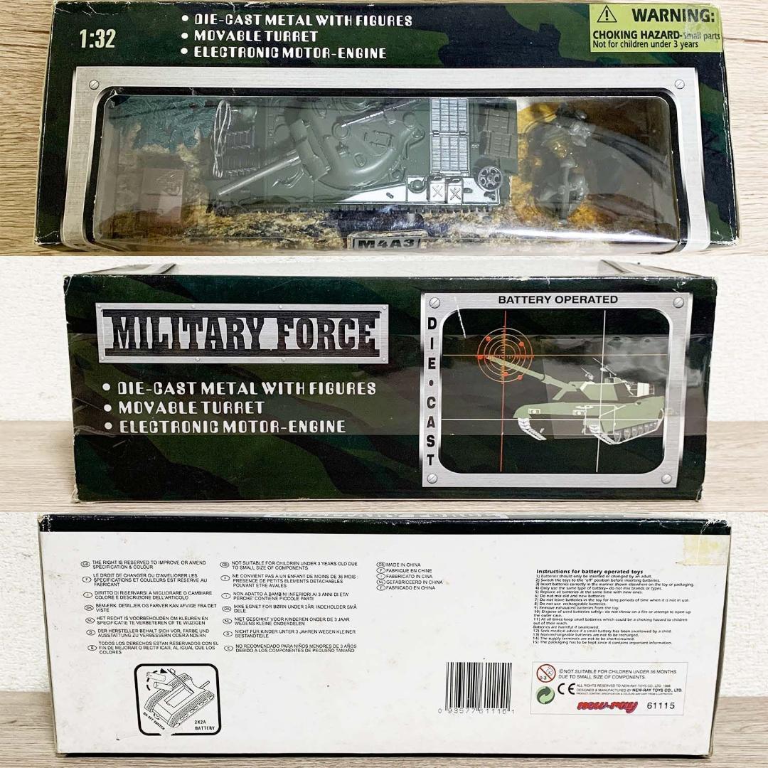 【戦車フィギュア】MILITARY FORCE DIE CAST1/32M4A3