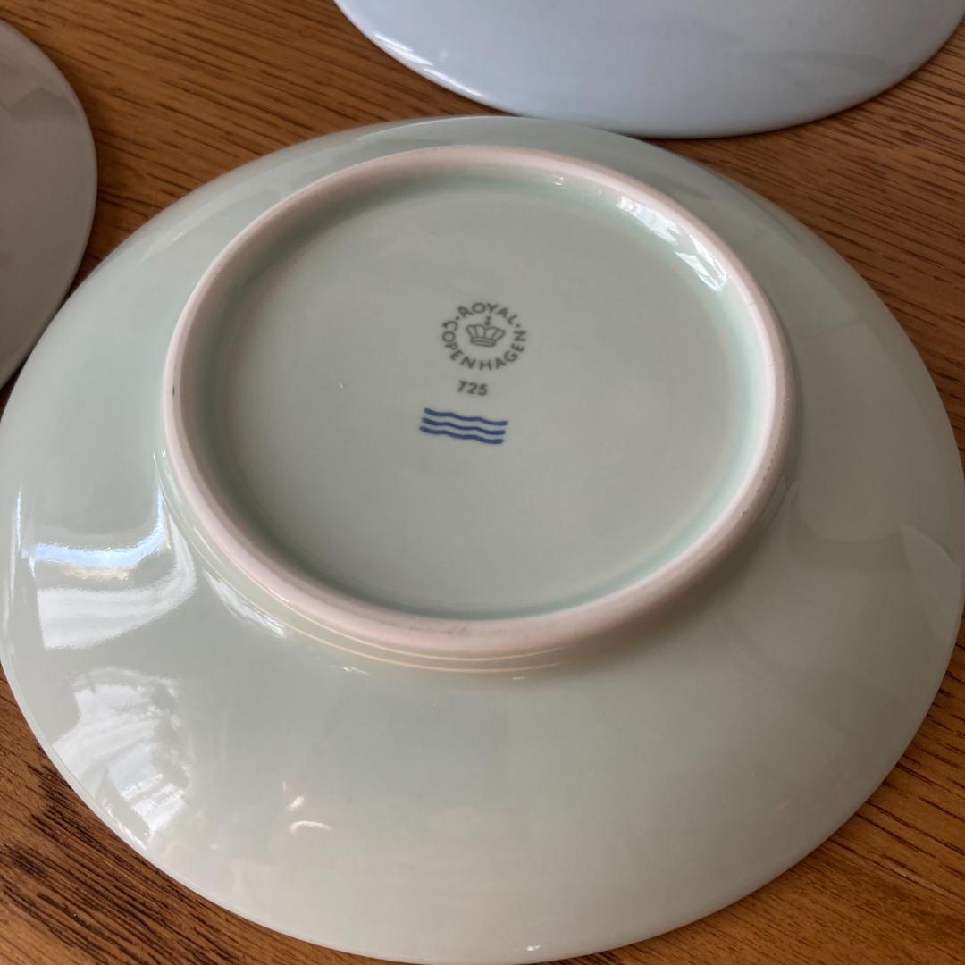 ロイヤルコペンハーゲン フラワーエンブレム 15cm プレート 4色 4枚セット