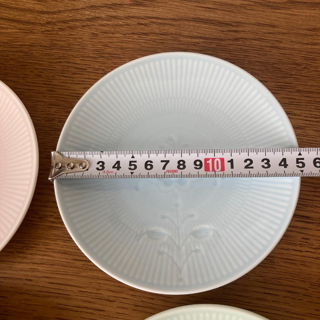 ロイヤルコペンハーゲン フラワーエンブレム 15cm プレート 4色 4枚セット