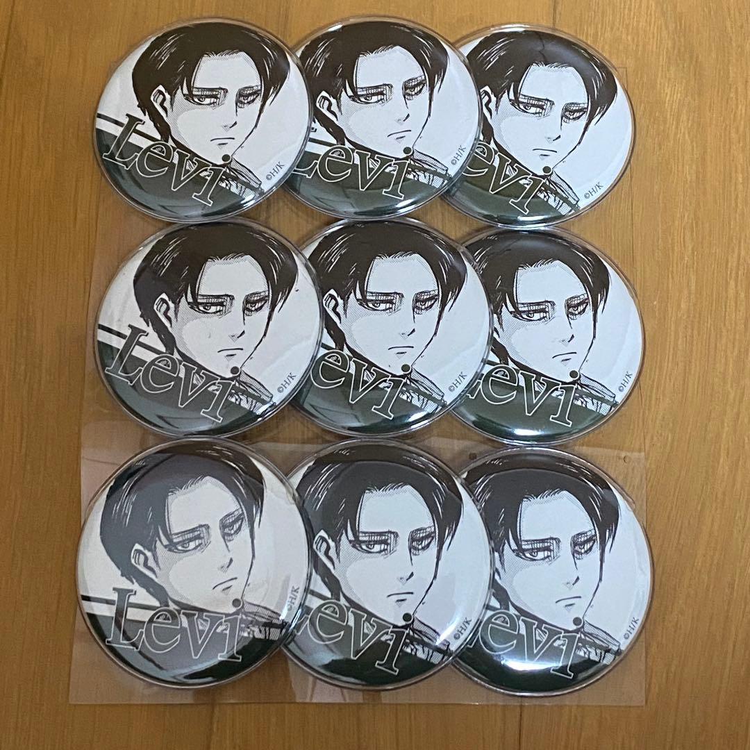 進撃の巨人 リヴァイ アッカーマン 缶バッジ キーホルダー SHEIN 痛バ