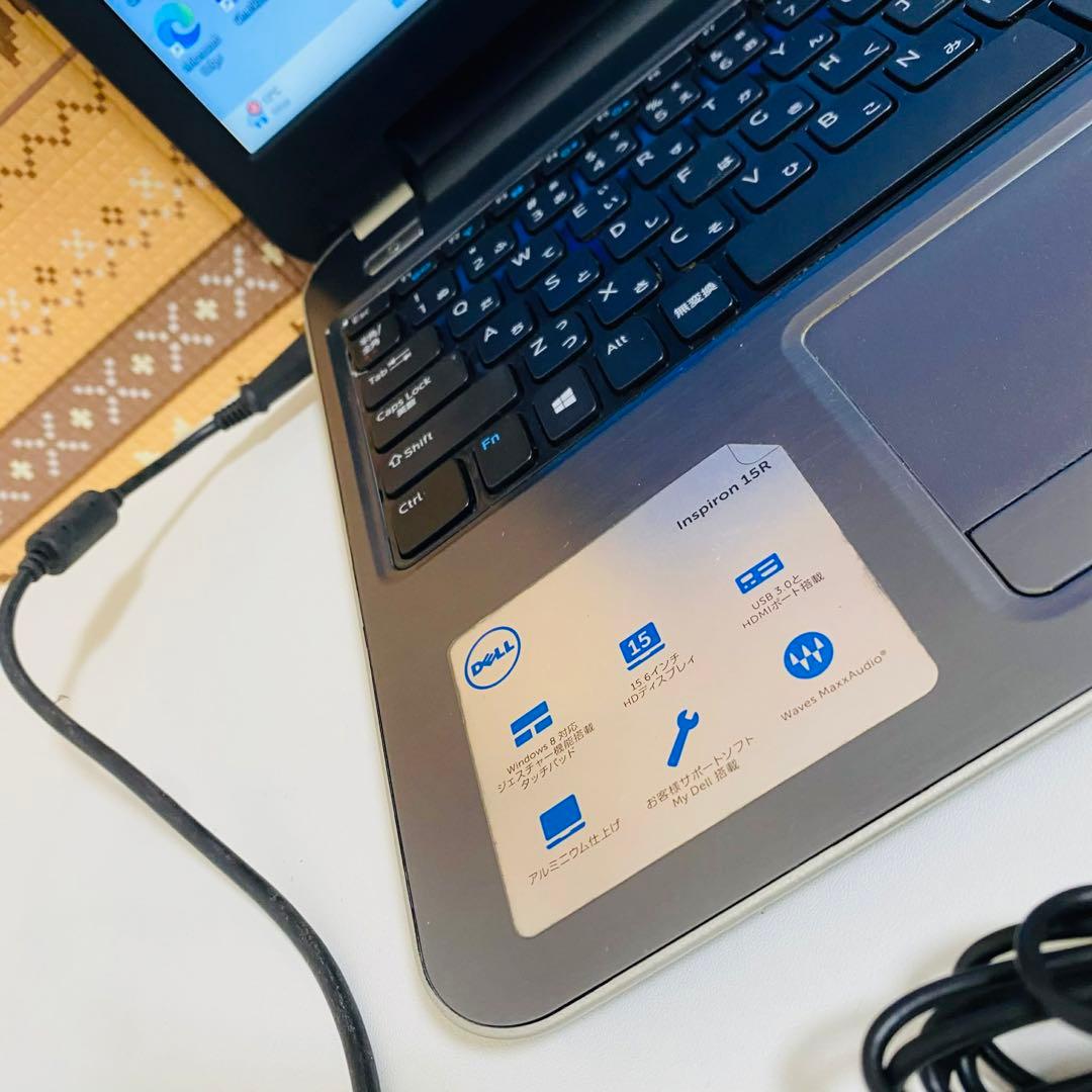 Y139 DellノートパソコンWEBカメラSSD高速Windows11オフィス