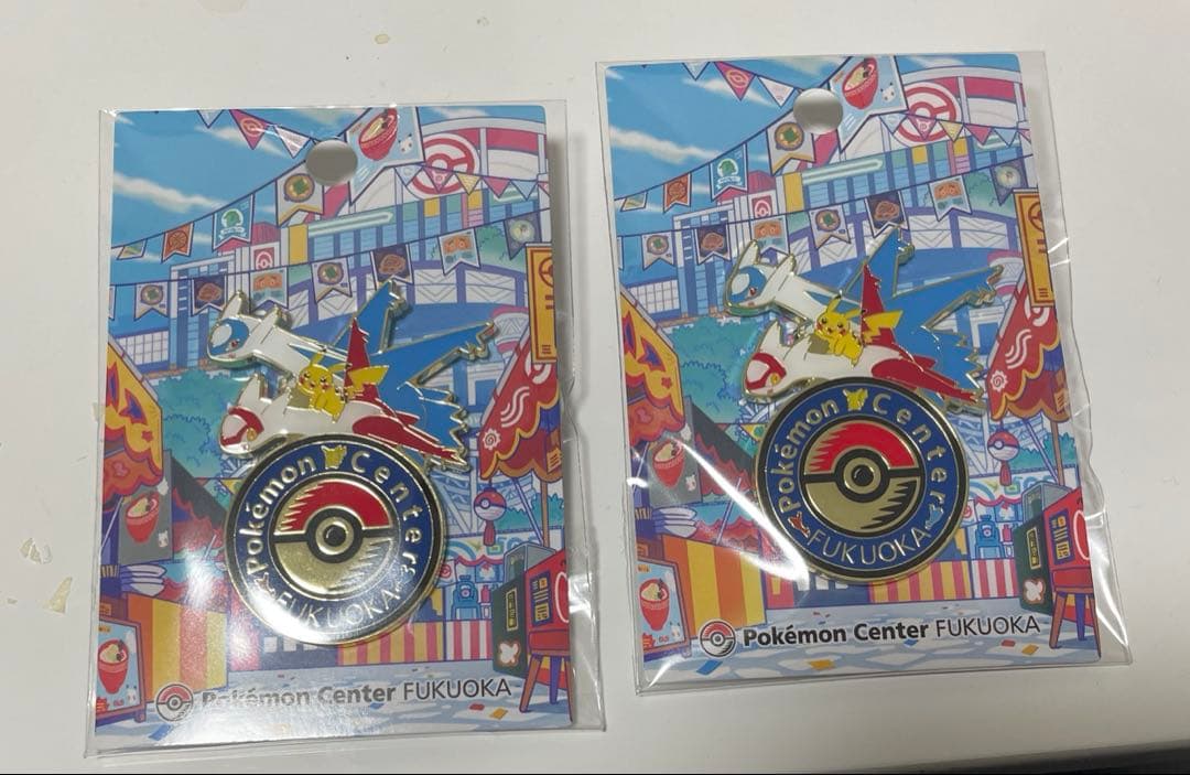 ポケセンフクオカ ロゴピンズ ラティアスラティオス 10個セット 匿名発送