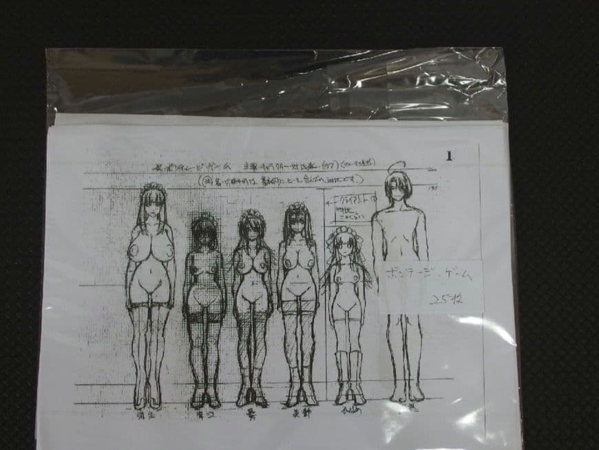 『ボンデージ・ゲーム』設定資料 25枚