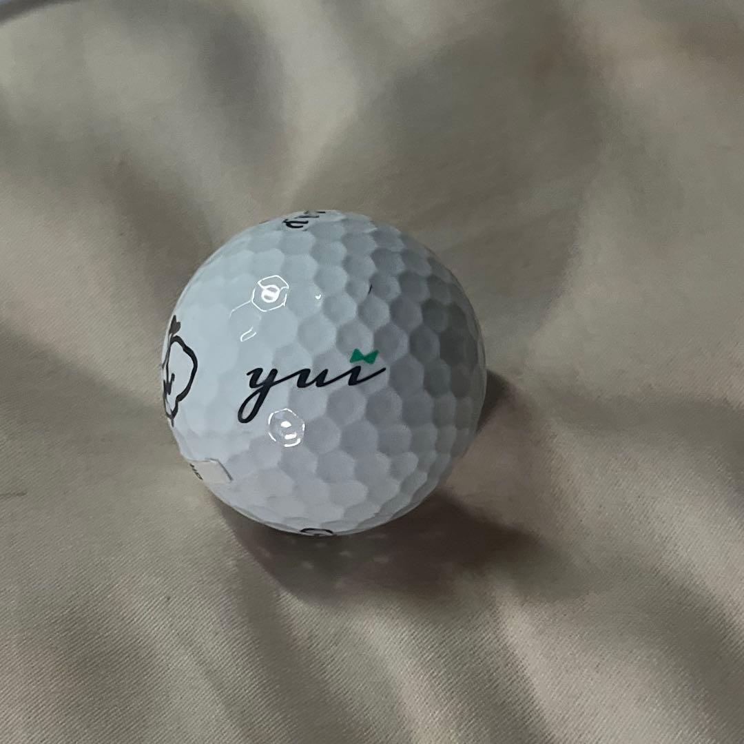 サイン入りゴルフボール　脇元選手　清本美波選手