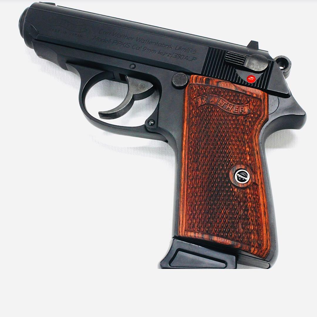 【新品】マルゼン ワルサー PPK/S用 パンドラアームズ 木製グリップ