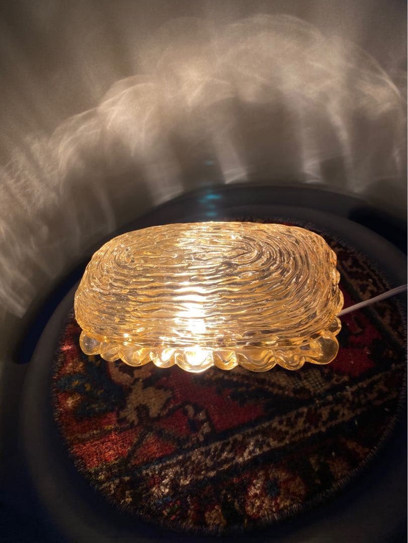 アンティーク ビンテージ 50s 60s ミッドセンチュリー ガラス ライト