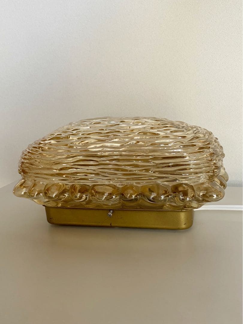 アンティーク ビンテージ 50s 60s ミッドセンチュリー ガラス ライト