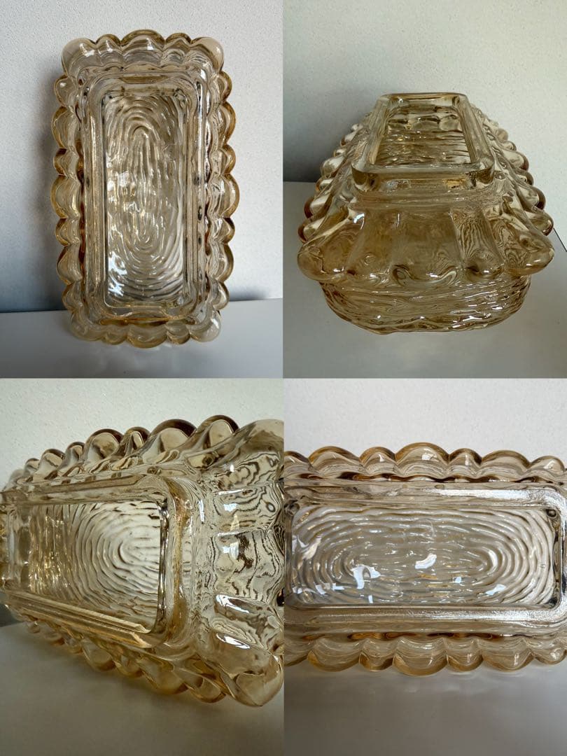 アンティーク ビンテージ 50s 60s ミッドセンチュリー ガラス ライト