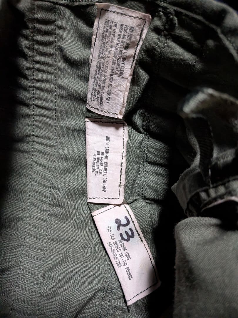 ANTI-G CSU-13B/P アメリカ軍 ミリタリー オーバーパンツ 希少品
