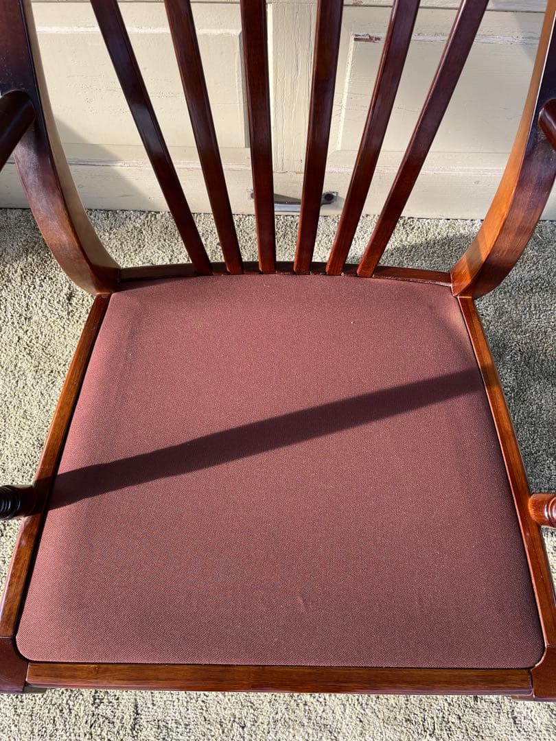 karimoku カリモク 1人掛けソファー 花柄 レトロ 高級家具