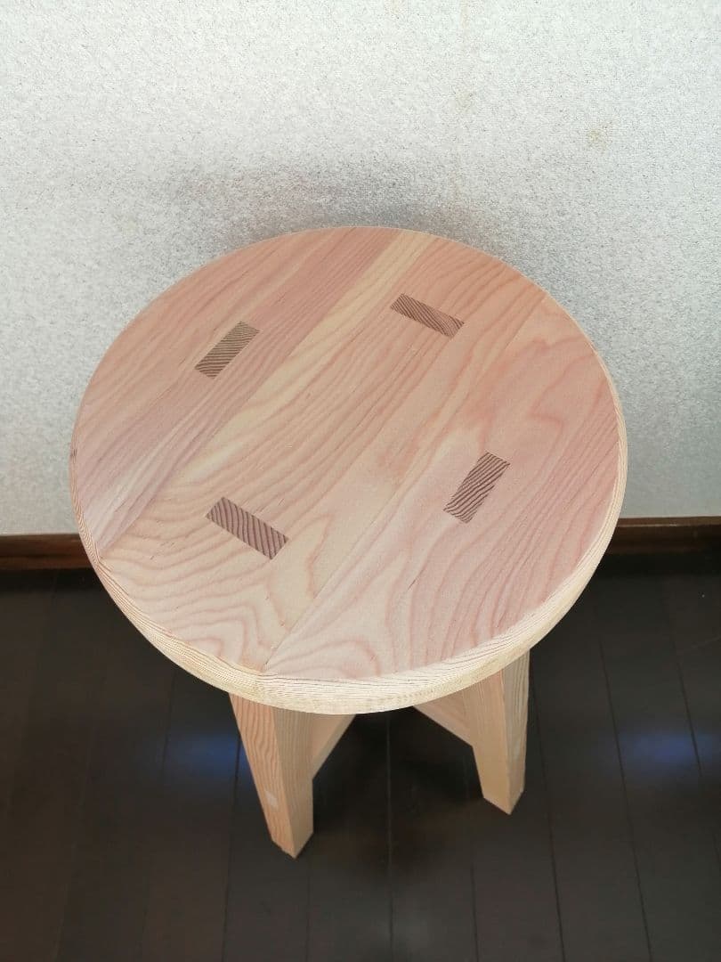 木製スツール　高さ60㎝　丸椅子　stool