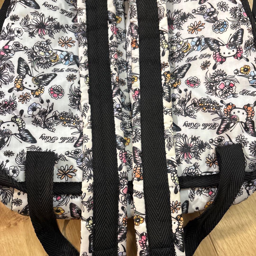 【当時物】レア サンリオ キティー 平成レトロ 花と蝶 リュック