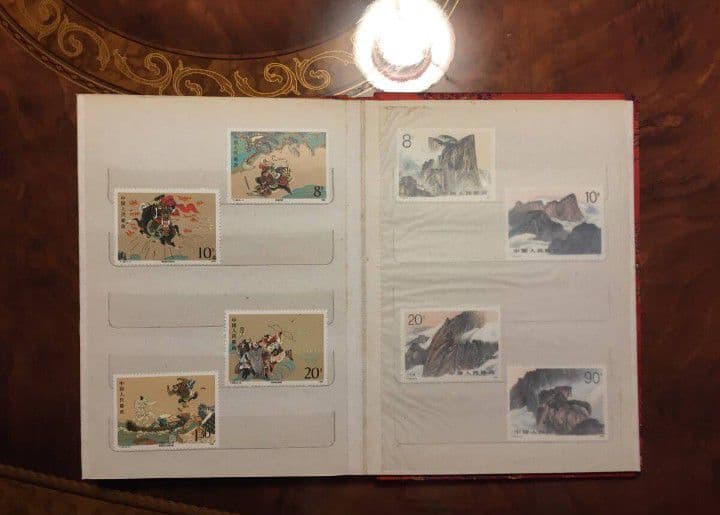 コレクション未使用中国切手・全種類揃い・1986年～1991年発行・合計102枚