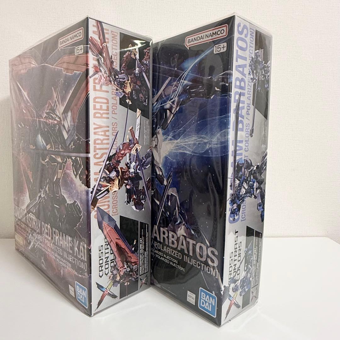 海外限定 MGバルバトス&アストレイレッドフレーム改 クロスコントラストカラー