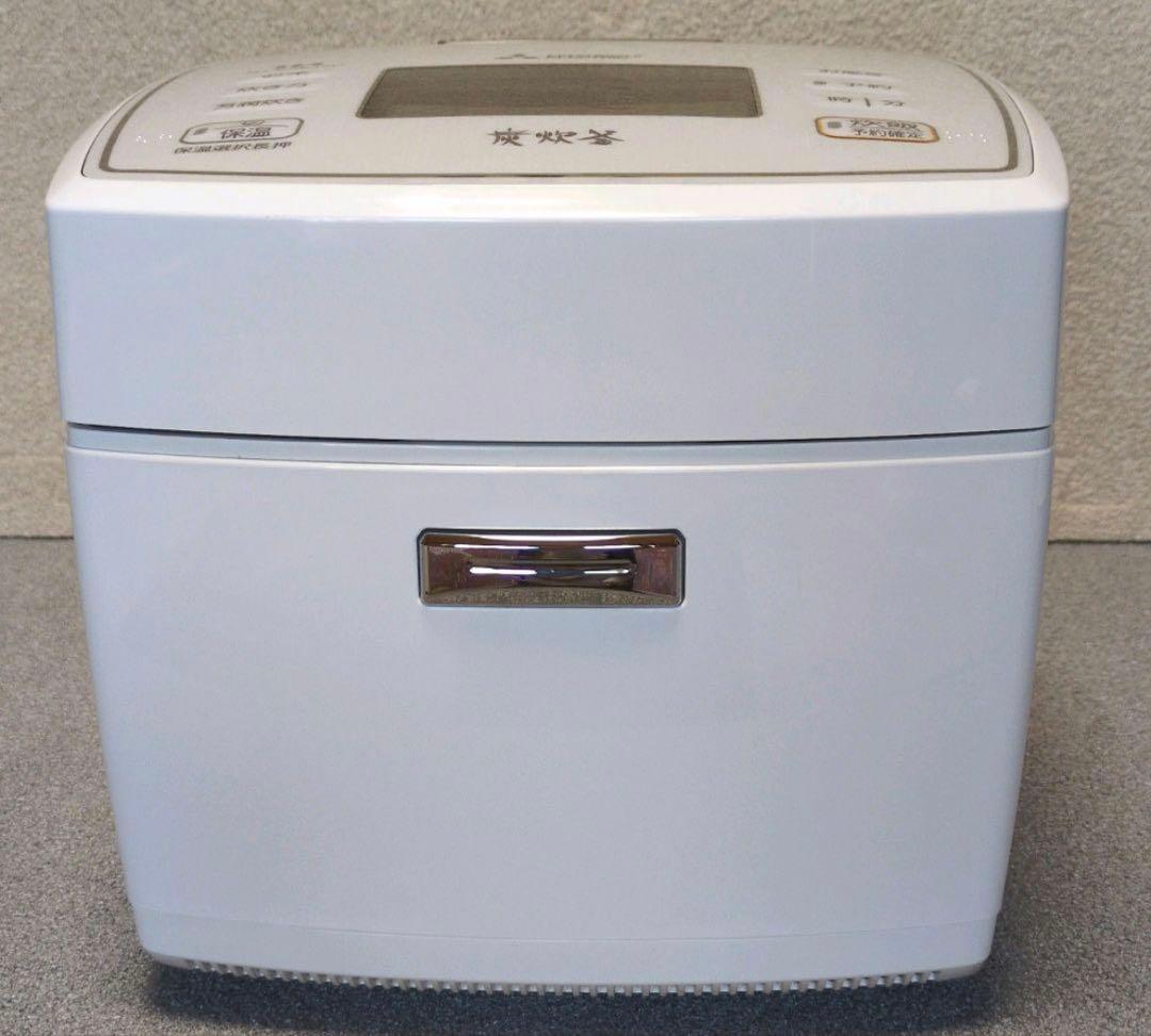 三菱 IH炊飯器 炭炊釜 NJ-KSE10C-W(白) 5.5合 2020年製