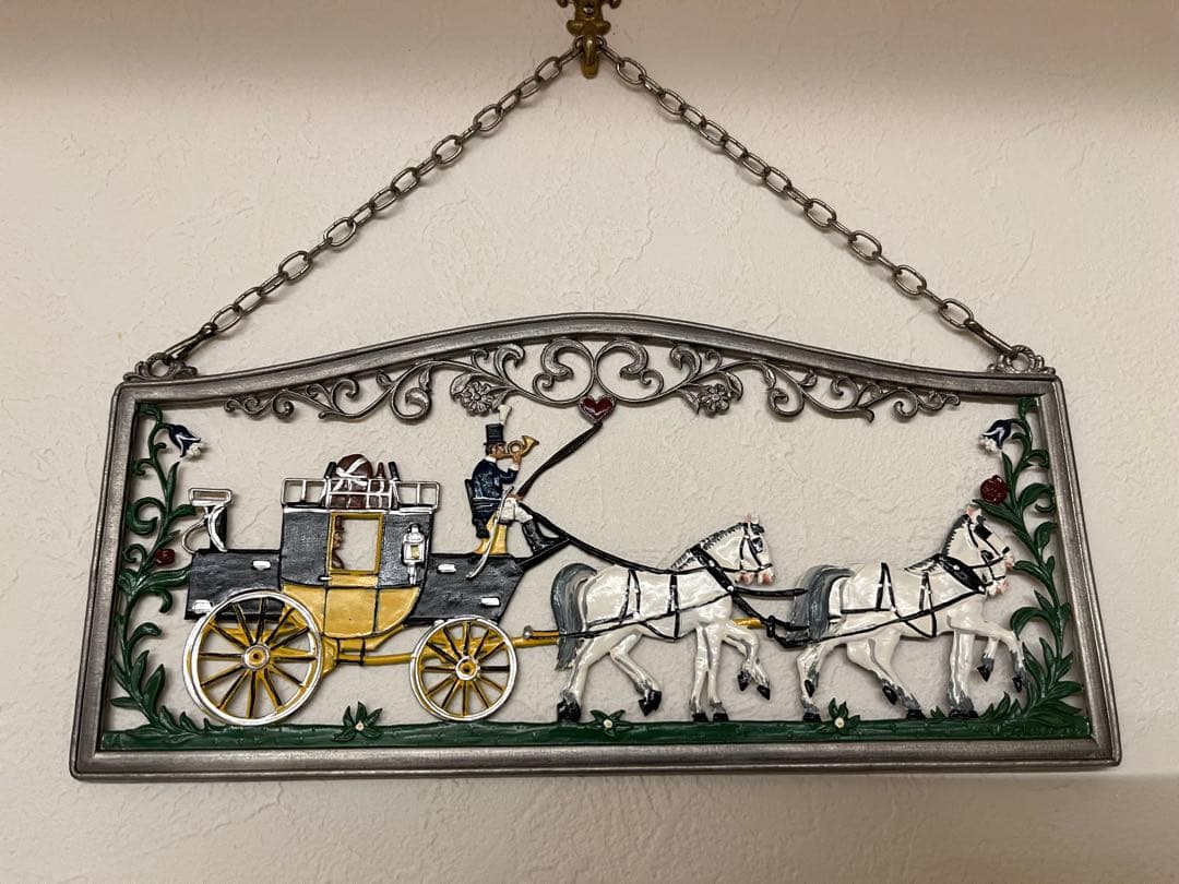 おかちゃん！！【中古品】Wilhelm Schweizer 錫飾り　馬車