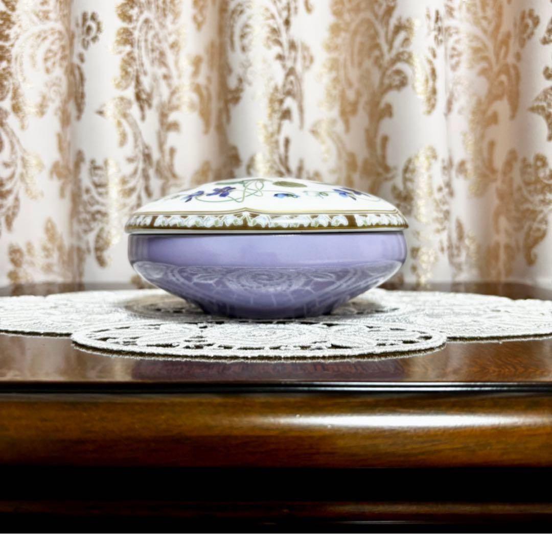 HAVILAND アンペラトリスユジェニー スミレ 小物入れ ボンボン入れ