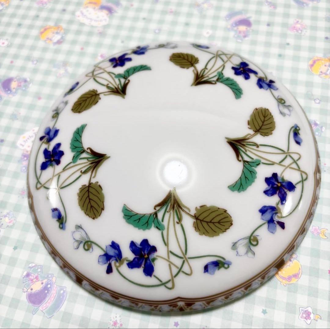 HAVILAND アンペラトリスユジェニー スミレ 小物入れ ボンボン入れ