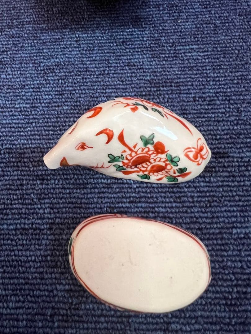 1225 古伊万里　亥　香合　未使用