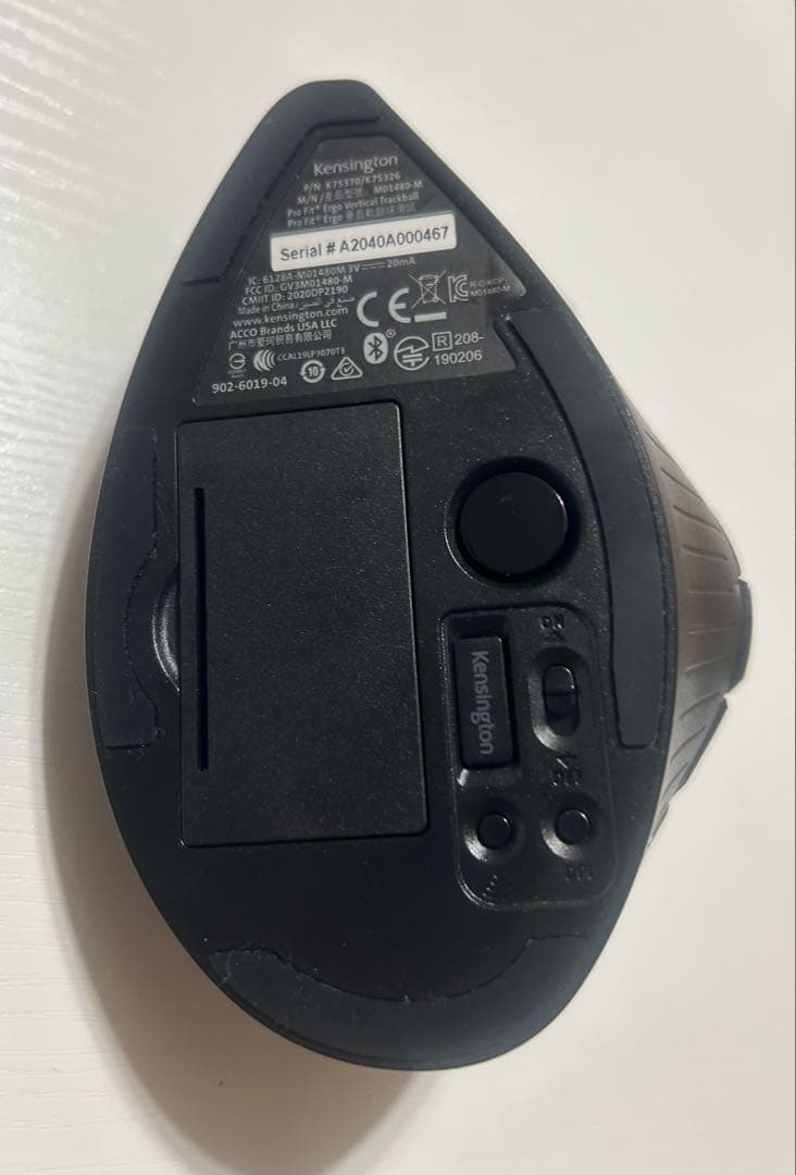 ケンジントン ワイヤレストラックボール K75370JP
