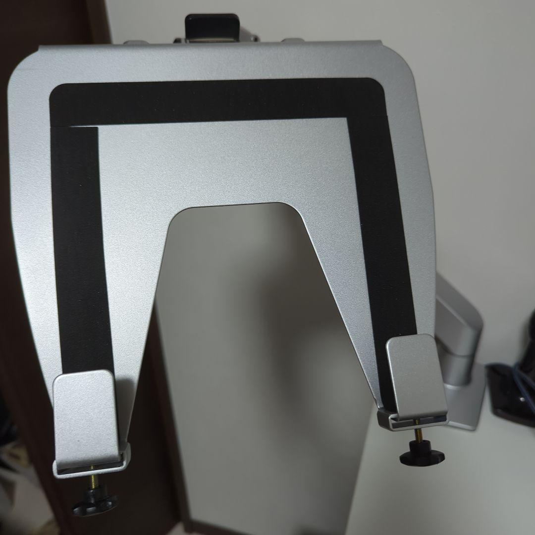 ノートパソコンアーム（水平垂直3関節ガス式　0.5～5kg 100-NPC004