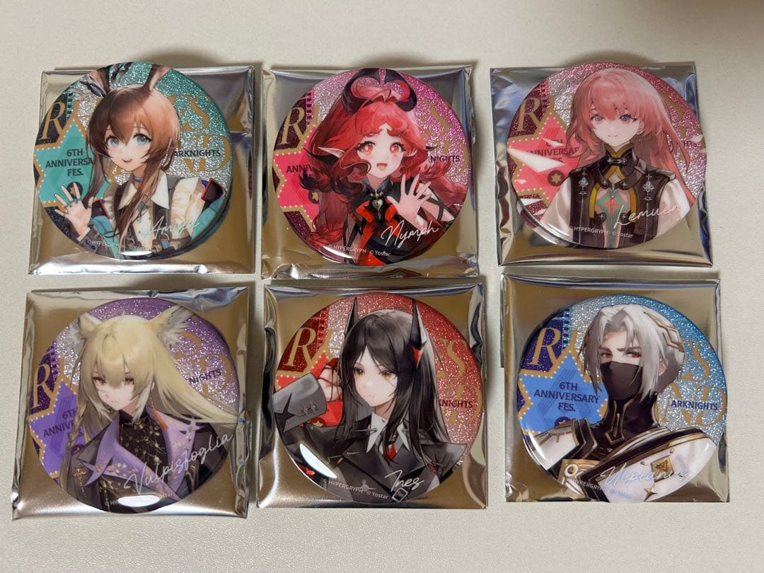 アークナイツ6周年フェス　グッズまとめ売り