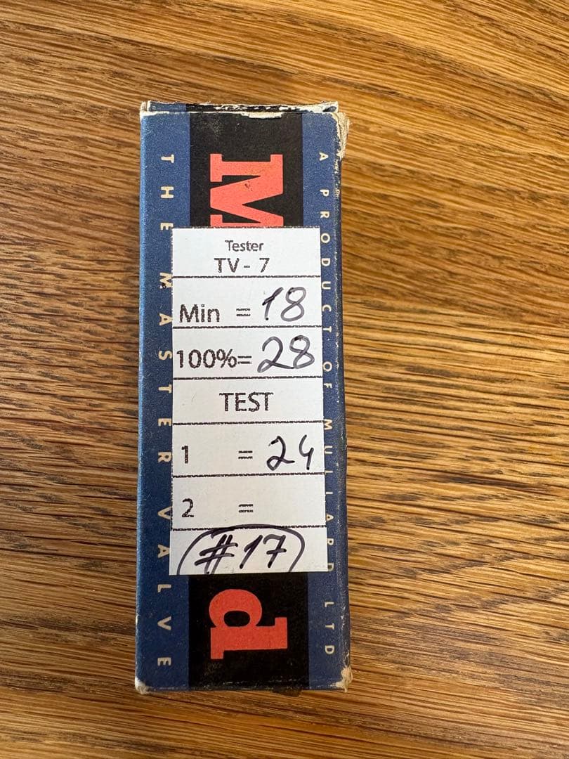 【アメリカ直輸入】Mullard EF 86 真空管