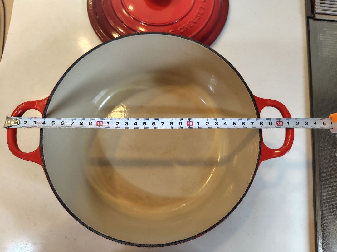 Le Creuset ル・クルーゼ　 両手鍋24cm　赤色