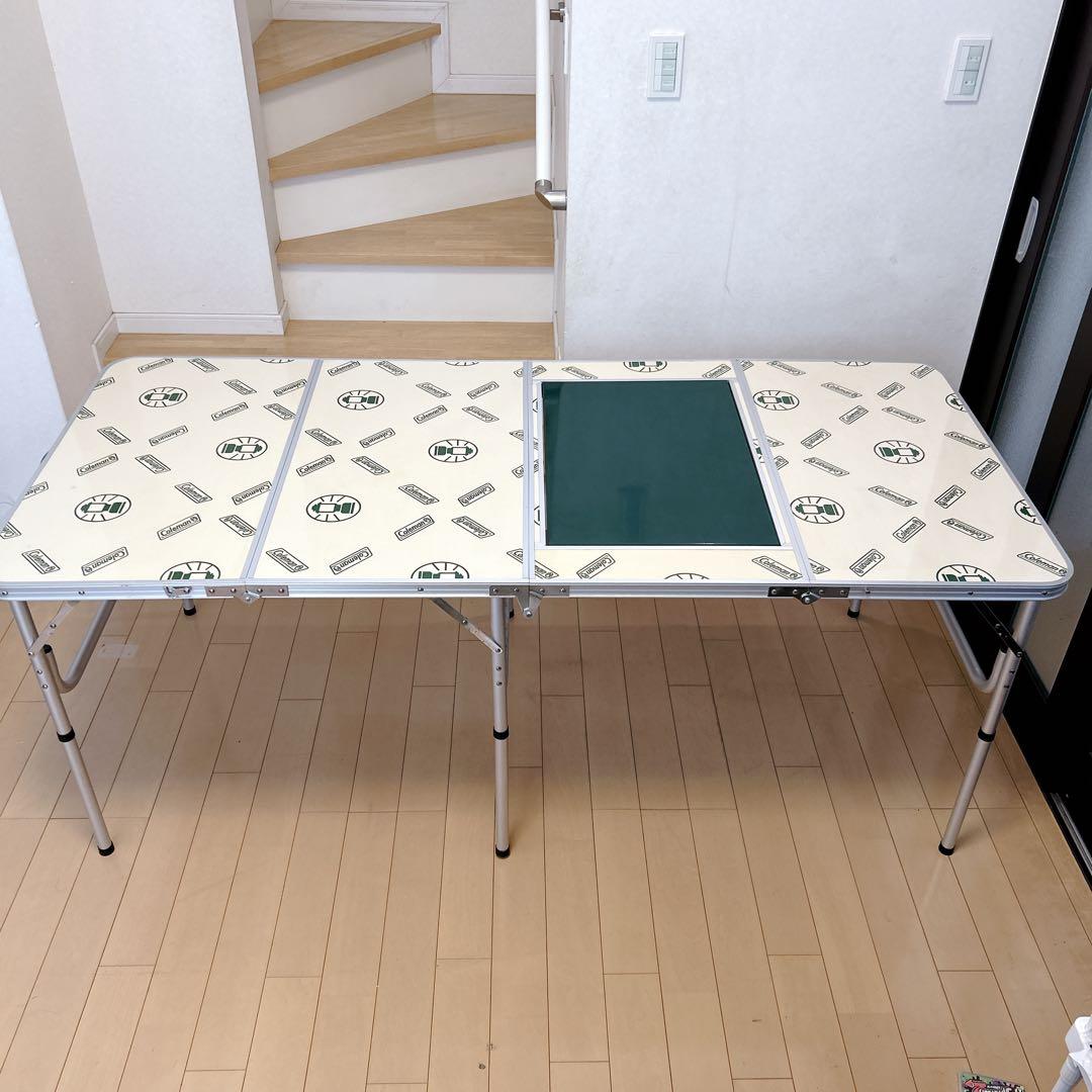 コールマン4つ折りBBQテーブル チャコールグリルセット