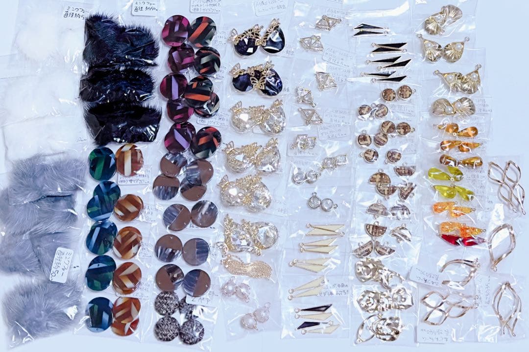 大量‼️ ピアスパーツ まとめ売り 秋冬に使える 激安 ハンドメイド 素材 資材