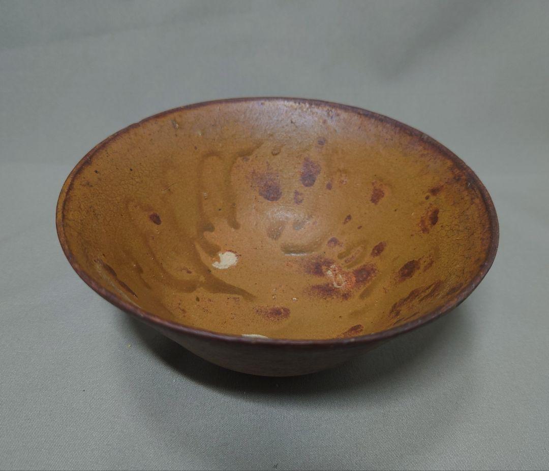 古出雲焼　楽山焼　茶碗　伊羅保