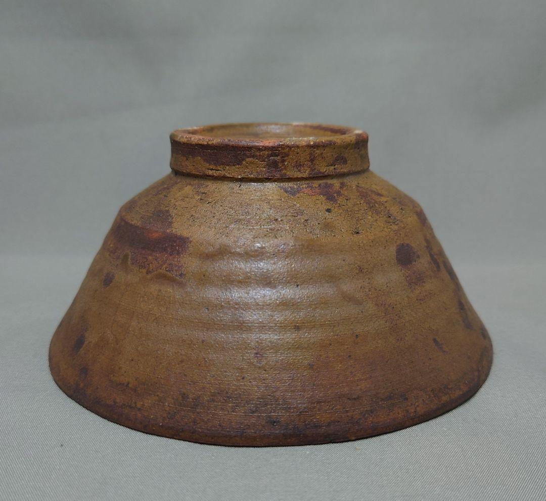 古出雲焼　楽山焼　茶碗　伊羅保