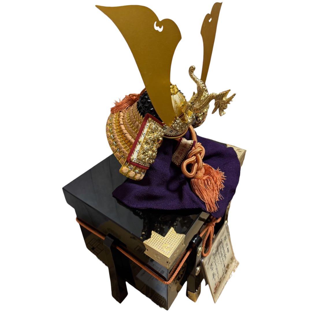 兜飾り 大鍬形星兜 龍玉作 五月人形 端午の節句