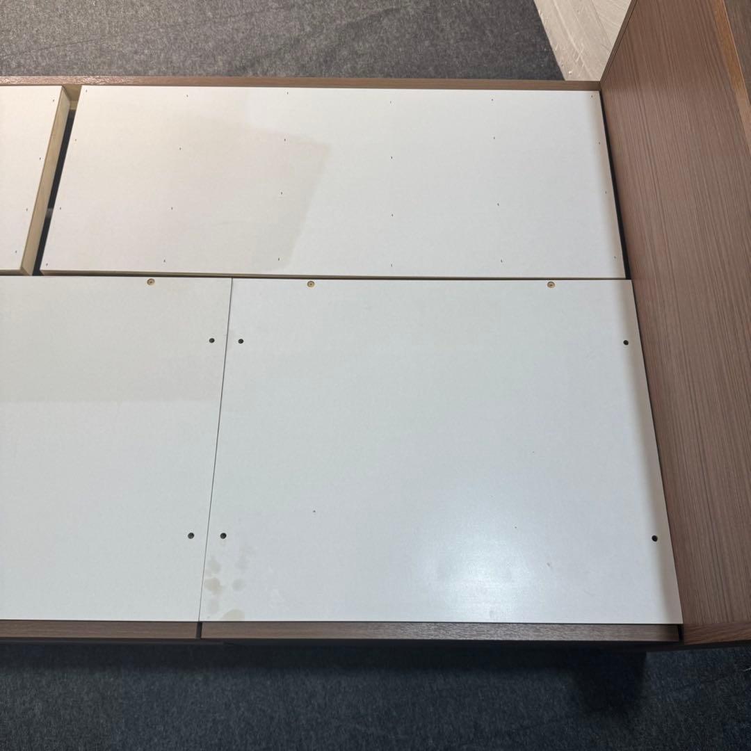 ニトリ シングル ベッドフレーム ジオチェスト 収納4つ 格安 d5696