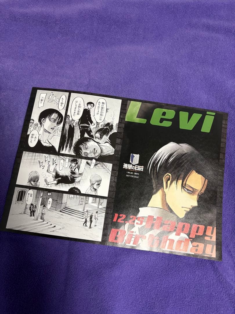 進撃の日田　ランチョンマット　2枚　進撃の巨人　希少　レア