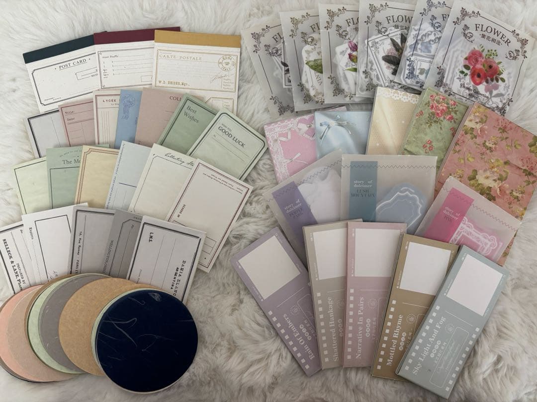 コラージュ素材　まとめ売り　デザインペーパー100枚