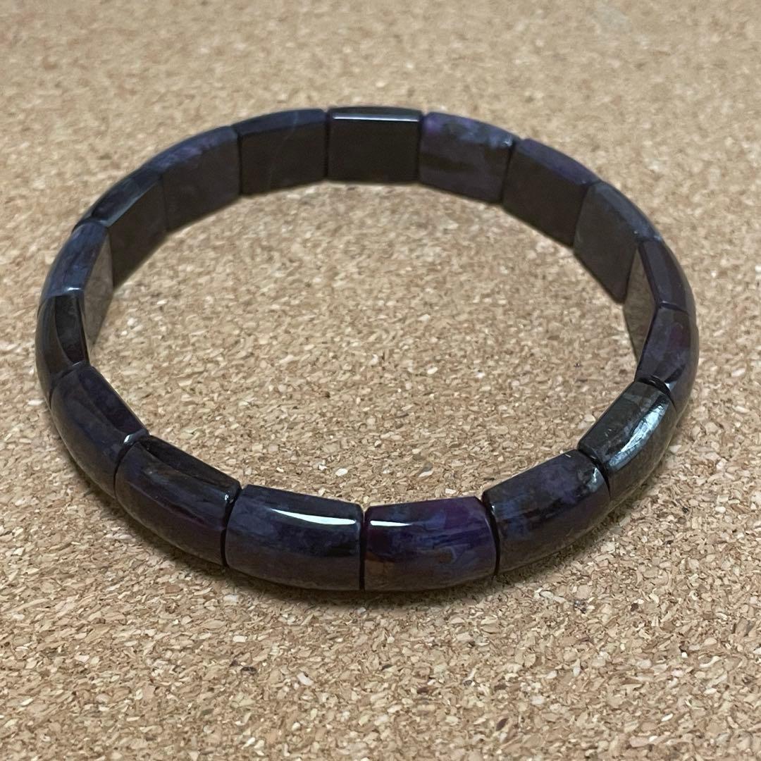 【超高品質】スギライト バングル 幅約9㎜ 厚み約5.2㎜　天然石　値下げ交渉可