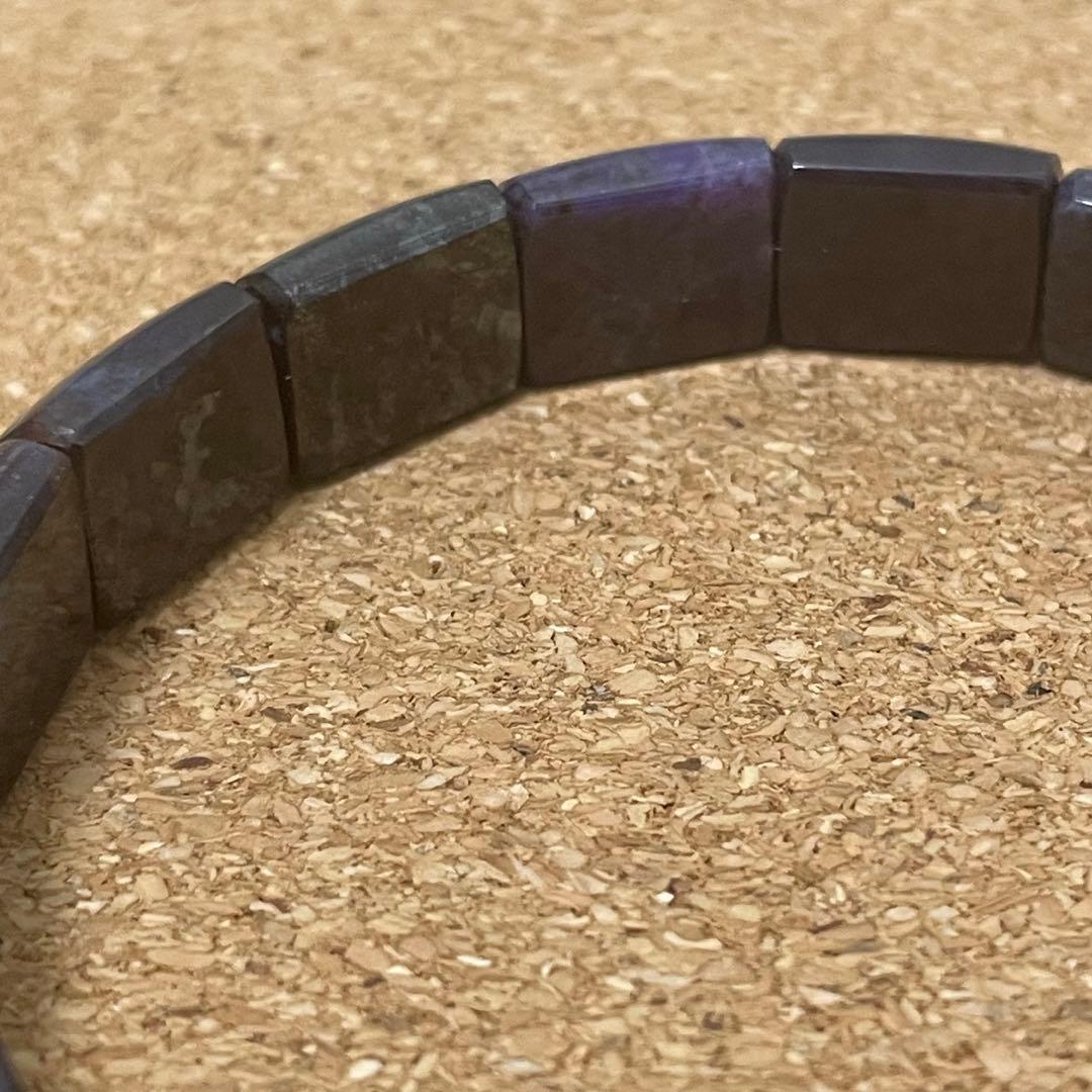 【超高品質】スギライト バングル 幅約9㎜ 厚み約5.2㎜　天然石　値下げ交渉可