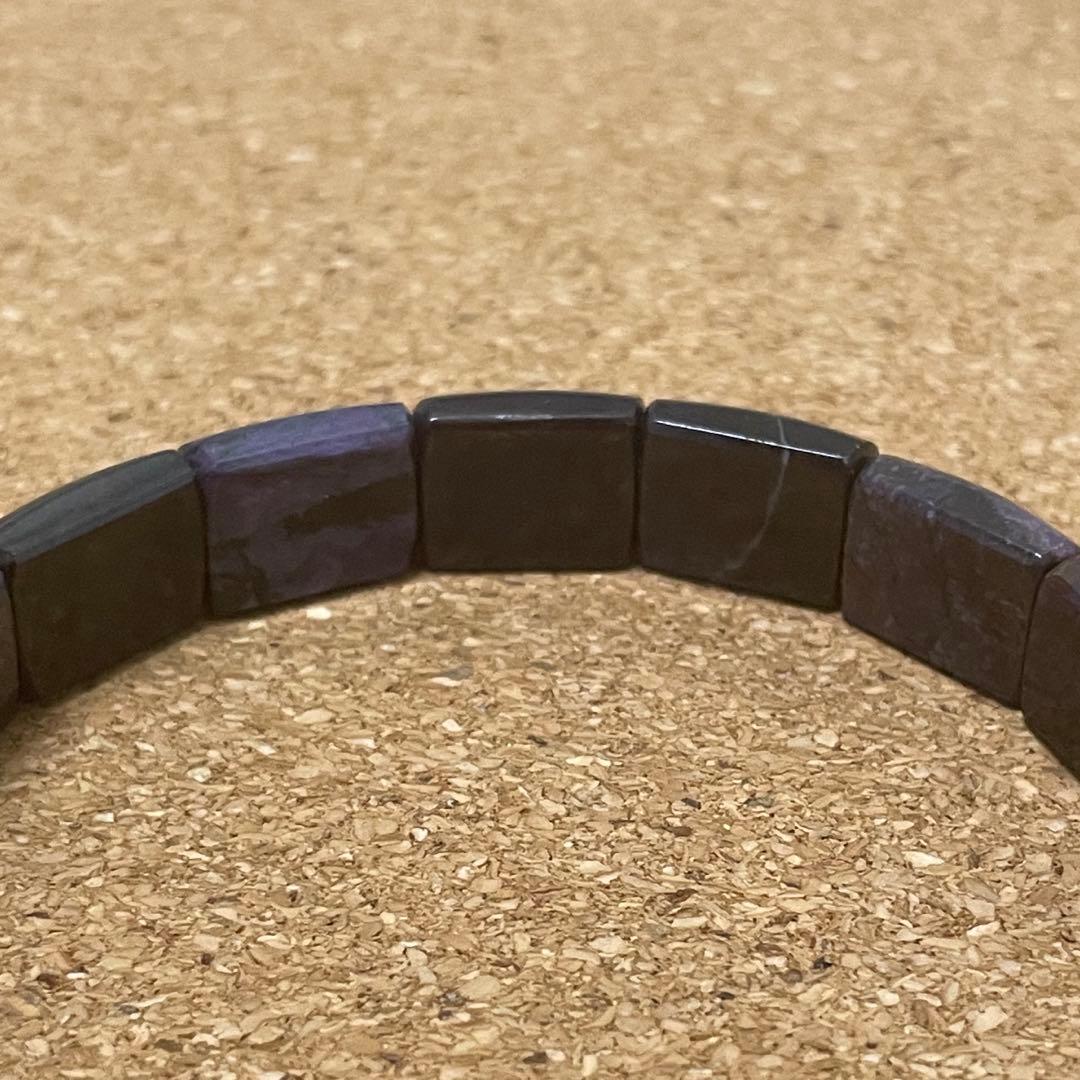 【超高品質】スギライト バングル 幅約9㎜ 厚み約5.2㎜　天然石　値下げ交渉可