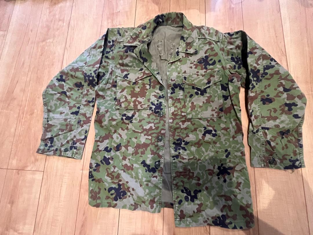 自衛隊 PX品 戦闘服2A 迷彩TシャツLL 迷彩長袖L 戦闘帽 警察予備隊食器